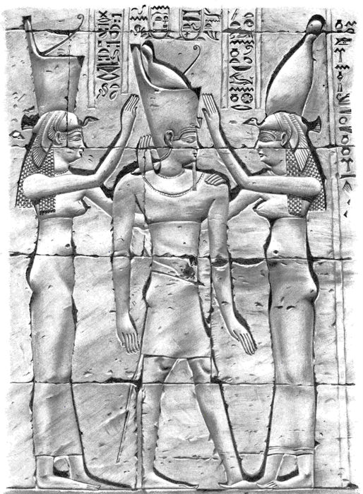 Pencil Drawing of the Egyptian Relief for German Archaeological Institute