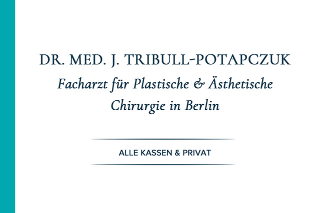 Visitenkarte (für Dr. med. J. Tribull-Potapczuk, Berlin)